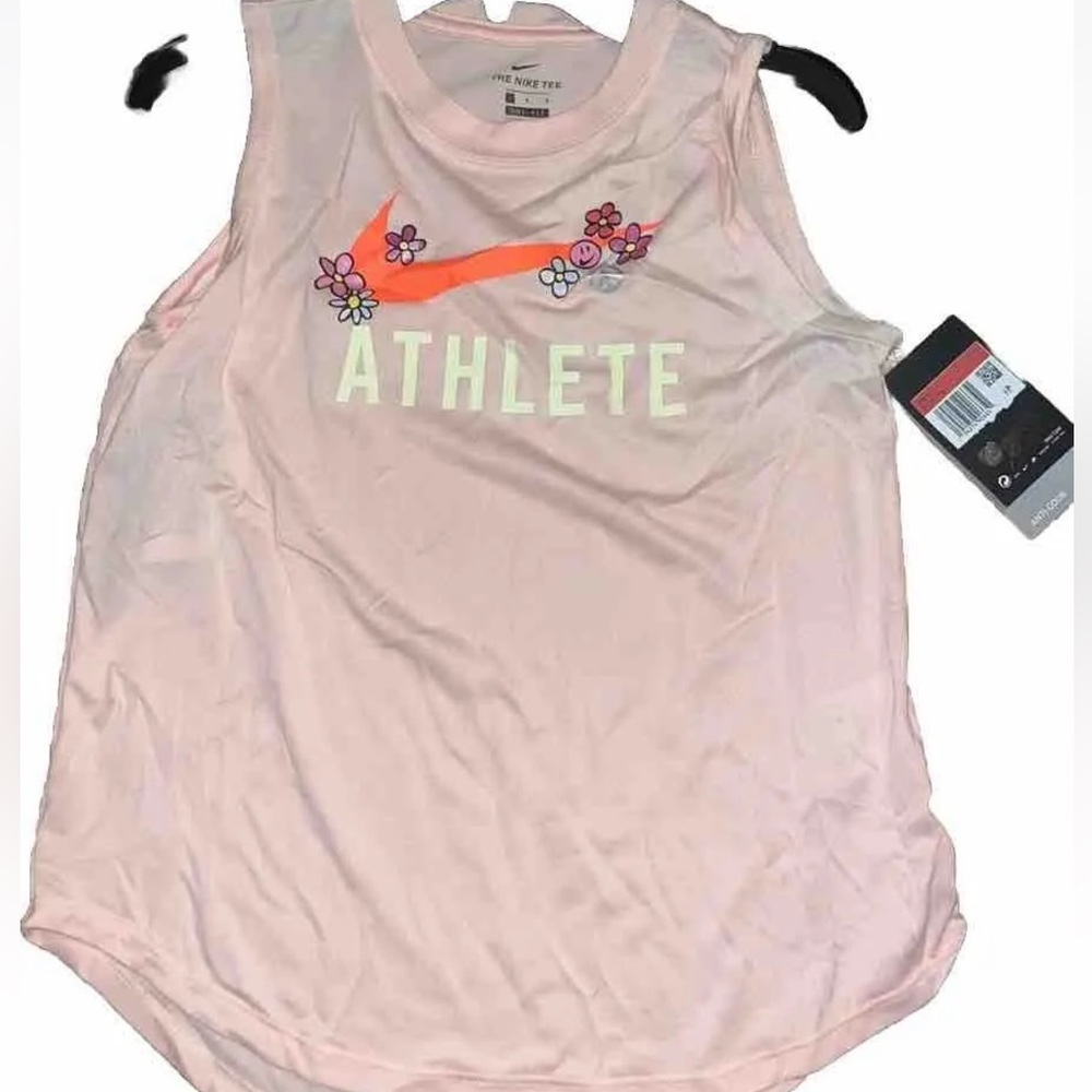 Nike Girls Tank Size Large and XLarge, Peach, Athlete, NWT